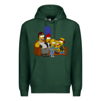 Sports Green simpson family Premium Hoodie - linhVisuals