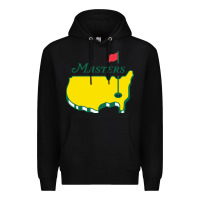 Black MASTERS TOURNAMENT GOLF 2022 Premium Hoodie - linhVisuals