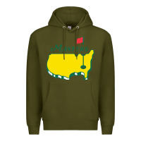 Army Green MASTERS TOURNAMENT GOLF 2022 Premium Hoodie - linhVisuals