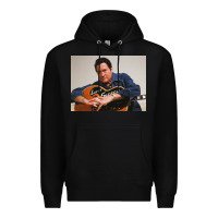 Black lefty frizzell's music collected in ne Premium Hoodie - linhVisuals