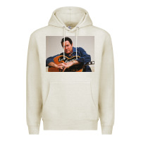 Oatmeal Heather lefty frizzell's music collected in ne Premium Hoodie - linhVisuals