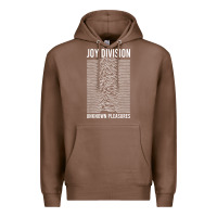 Chestnut JOY DIVISION - UNKNOWN PLEASURES Premium Hoodie - linhVisuals
