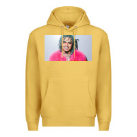 Antique Gold chinese rappers beef with lil pump Premium Hoodie - linhVisuals