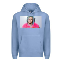 Colony Blue chinese rappers beef with lil pump Premium Hoodie - linhVisuals