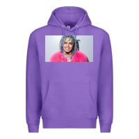 Purple chinese rappers beef with lil pump Premium Hoodie - linhVisuals