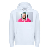 White chinese rappers beef with lil pump Premium Hoodie - linhVisuals