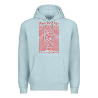 Blue Mist JOY DIVISION - UNKNOWN PLEASURES - JAPANESE Premium Hoodie - linhVisuals