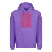 Purple JOY DIVISION - UNKNOWN PLEASURES - JAPANESE Premium Hoodie - linhVisuals