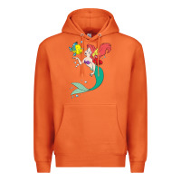 Carrot ariel mermaid Premium Hoodie - linhVisuals