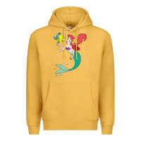 Mustard ariel mermaid Premium Hoodie - linhVisuals