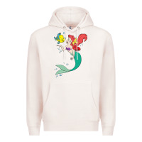 Pale Pink ariel mermaid Premium Hoodie - linhVisuals