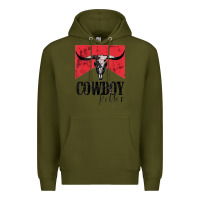 Army Green cowboy killer tshirt Premium Hoodie - linhVisuals