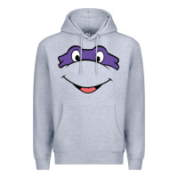 Heather Grey donatello Premium Hoodie - linhVisuals