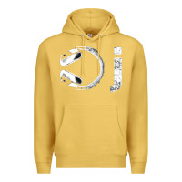 Antique Gold dj music tshirt Premium Hoodie - linhVisuals
