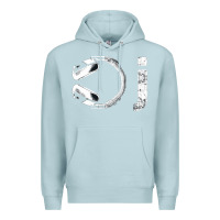 Blue Mist dj music tshirt Premium Hoodie - linhVisuals