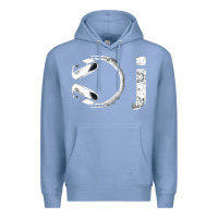 Colony Blue dj music tshirt Premium Hoodie - linhVisuals