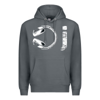 Rock dj music tshirt Premium Hoodie - linhVisuals