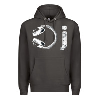 Smoke dj music tshirt Premium Hoodie - linhVisuals