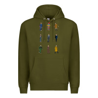 Army Green killing eve, villanelle,jodie comer,villanelle jesus,drag,drag king,po Premium Hoodie - linhVisuals
