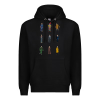 Black killing eve, villanelle,jodie comer,villanelle jesus,drag,drag king,po Premium Hoodie - linhVisuals