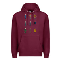 Burgundy killing eve, villanelle,jodie comer,villanelle jesus,drag,drag king,po Premium Hoodie - linhVisuals