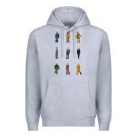 Heather Grey killing eve, villanelle,jodie comer,villanelle jesus,drag,drag king,po Premium Hoodie - linhVisuals
