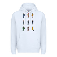 White killing eve, villanelle,jodie comer,villanelle jesus,drag,drag king,po Premium Hoodie - linhVisuals