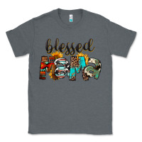 Charcoal Heather Western Blessed Mama Mother's Day Classic Tee - FaDigitalArtStudio