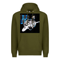 Army Green Buddy Guy  Best Player Bluess Legend Premium Hoodie - linhVisuals