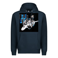 Navy Buddy Guy  Best Player Bluess Legend Premium Hoodie - linhVisuals