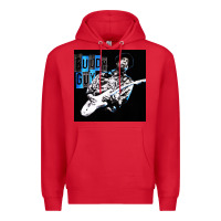 Red Buddy Guy  Best Player Bluess Legend Premium Hoodie - linhVisuals