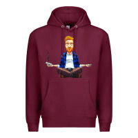 Burgundy tyler smedi childers Premium Hoodie - linhVisuals