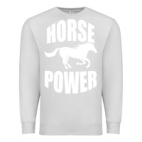 Dove Grey Horse Power Premium Sweatshirt - Bettercallsaul