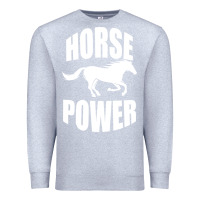 Heather Grey Horse Power Premium Sweatshirt - Bettercallsaul