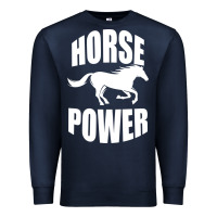 Navy Horse Power Premium Sweatshirt - Bettercallsaul