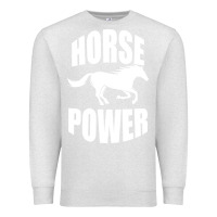 Oatmeal Heather Horse Power Premium Sweatshirt - Bettercallsaul