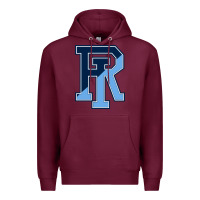 Burgundy Rhode Island Gifts, Rams Vintage Premium Hoodie - linhVisuals