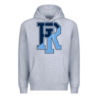 Heather Grey Rhode Island Gifts, Rams Vintage Premium Hoodie - linhVisuals