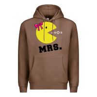 Chestnut Mrs Pacman Premium Hoodie - linhVisuals