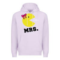 Lilac Mrs Pacman Premium Hoodie - linhVisuals