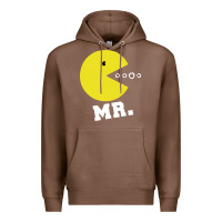 Chestnut Mr Pacman Premium Hoodie - linhVisuals