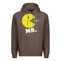 Coffee Mr Pacman Premium Hoodie - linhVisuals