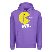 Purple Mr Pacman Premium Hoodie - linhVisuals