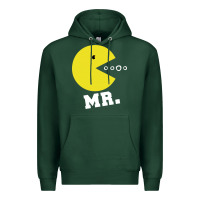 Sports Green Mr Pacman Premium Hoodie - linhVisuals
