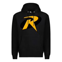 Black Robin Premium Hoodie - linhVisuals