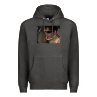 Charcoal Heather tony soprano some pulp 72124220 Premium Hoodie - linhVisuals