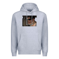 Heather Grey tony soprano some pulp 72124220 Premium Hoodie - linhVisuals