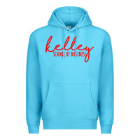 Ocean Blue kelley school of business Premium Hoodie - linhVisuals