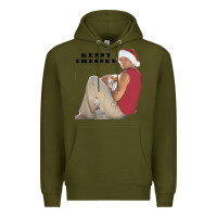 Army Green KENNY CHESNEY Premium Hoodie - linhVisuals