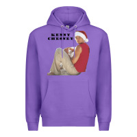 Purple KENNY CHESNEY Premium Hoodie - linhVisuals
